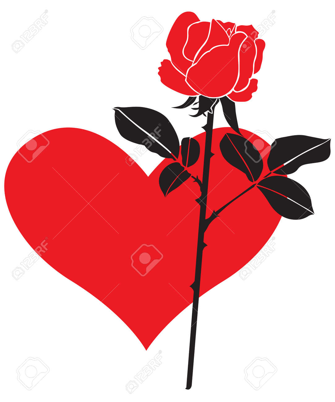 Rose Love Heart Rose Love Heart
