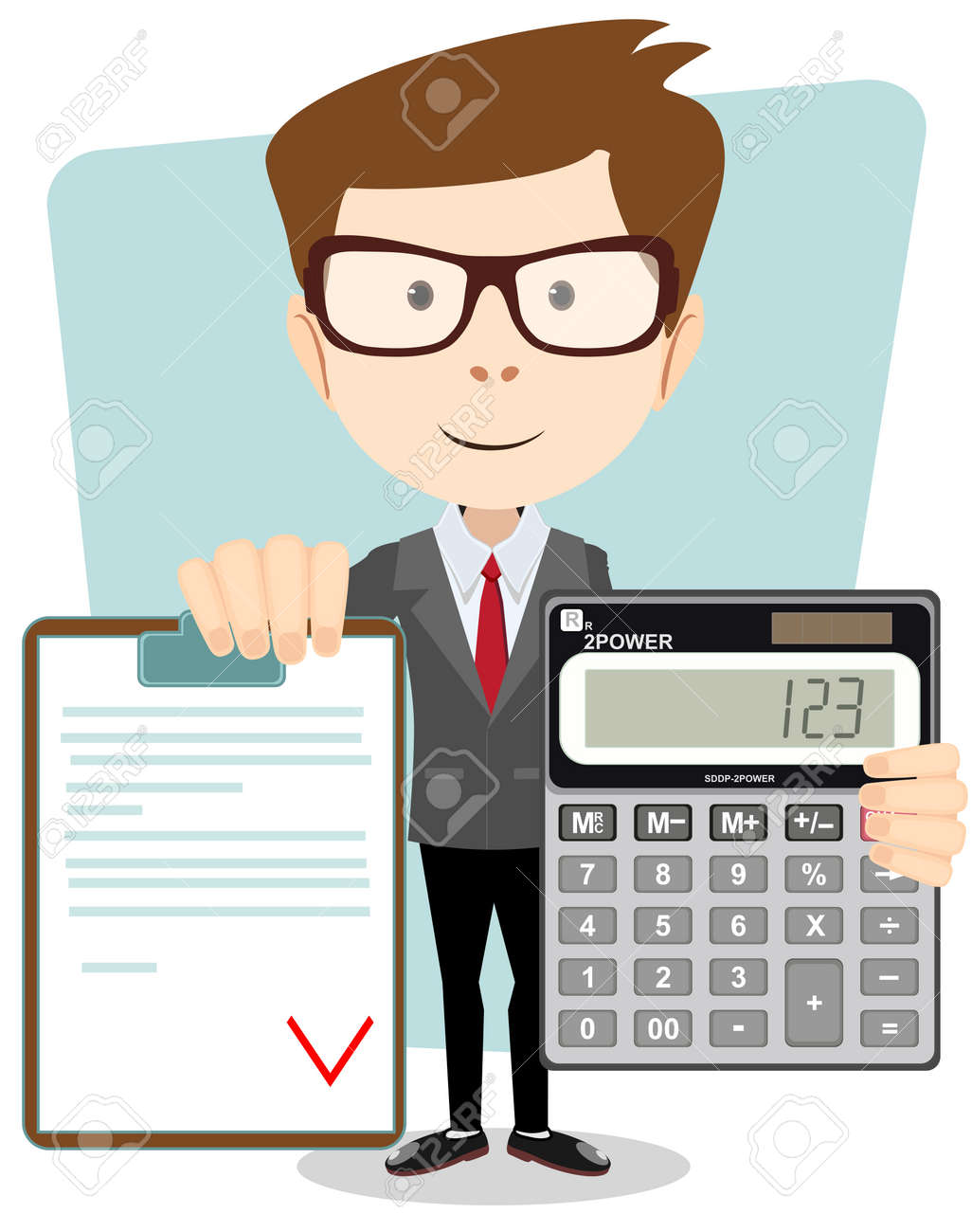 Resultado de imagen para contadores trabajando dibujos