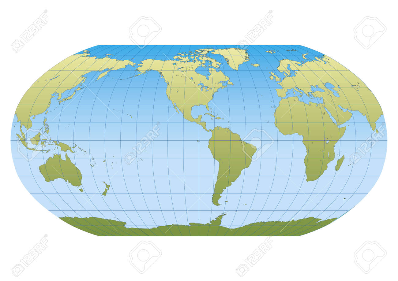 robinson projection robinson projection