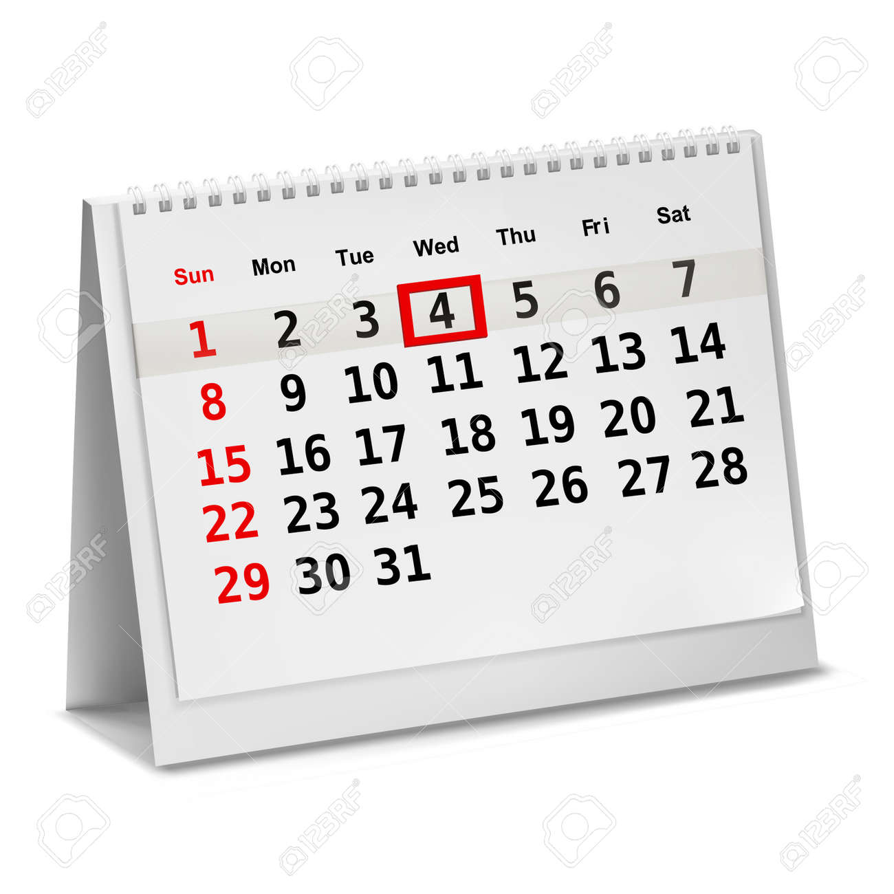 http://previews.123rf.com/images/allegro7/allegro71107/allegro7110700174/10017377-Desktop-calendar-with-a-marked-date-Vector--Stock-Vector-calendar-page-design.jpg