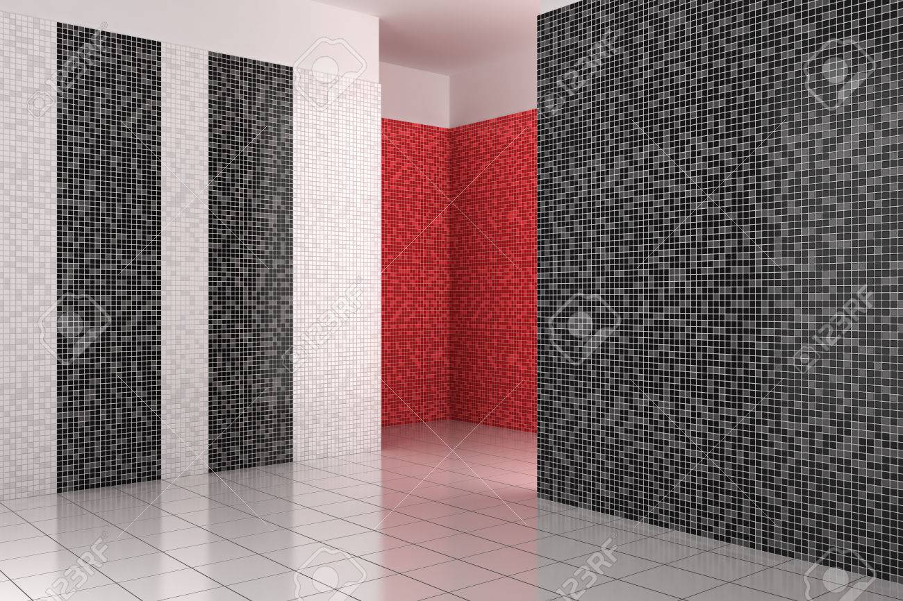 Mosaique rouge salle de bain: realisations carrelages mosaique ...