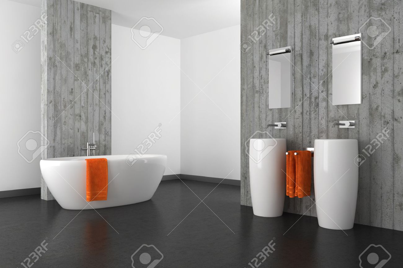 Badezimmer modern lizenzfreie vektorgrafiken kaufen: 123rf