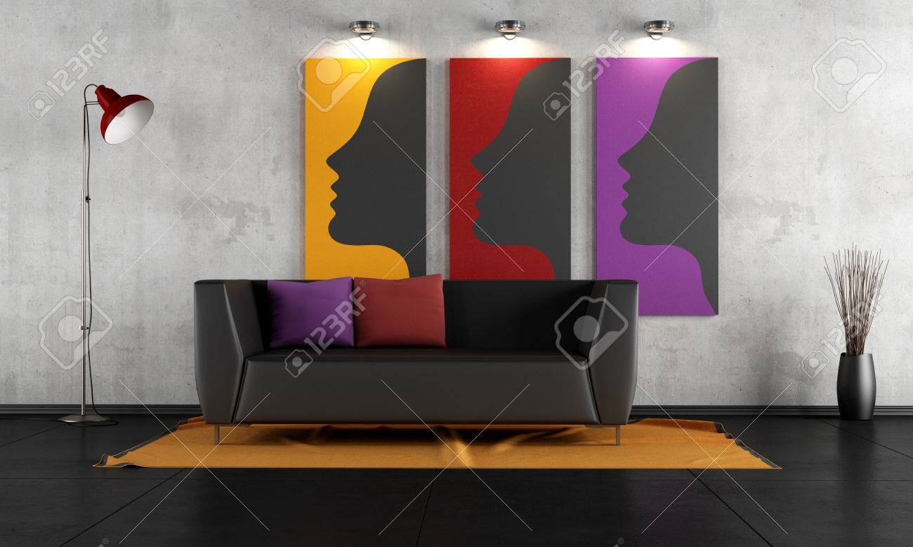 Soggiorno nero : interior design per la casa. Soggiorni con tavolo nero