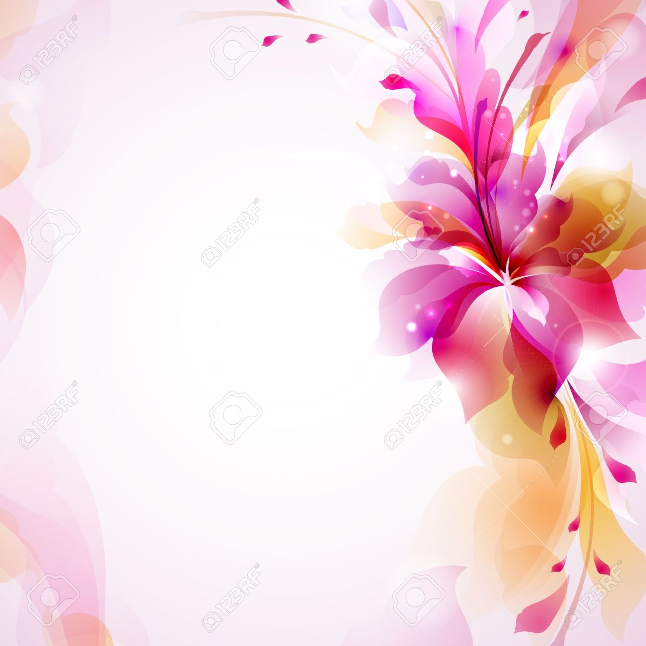 Flower Background Design Abstract Flowers Floral Background