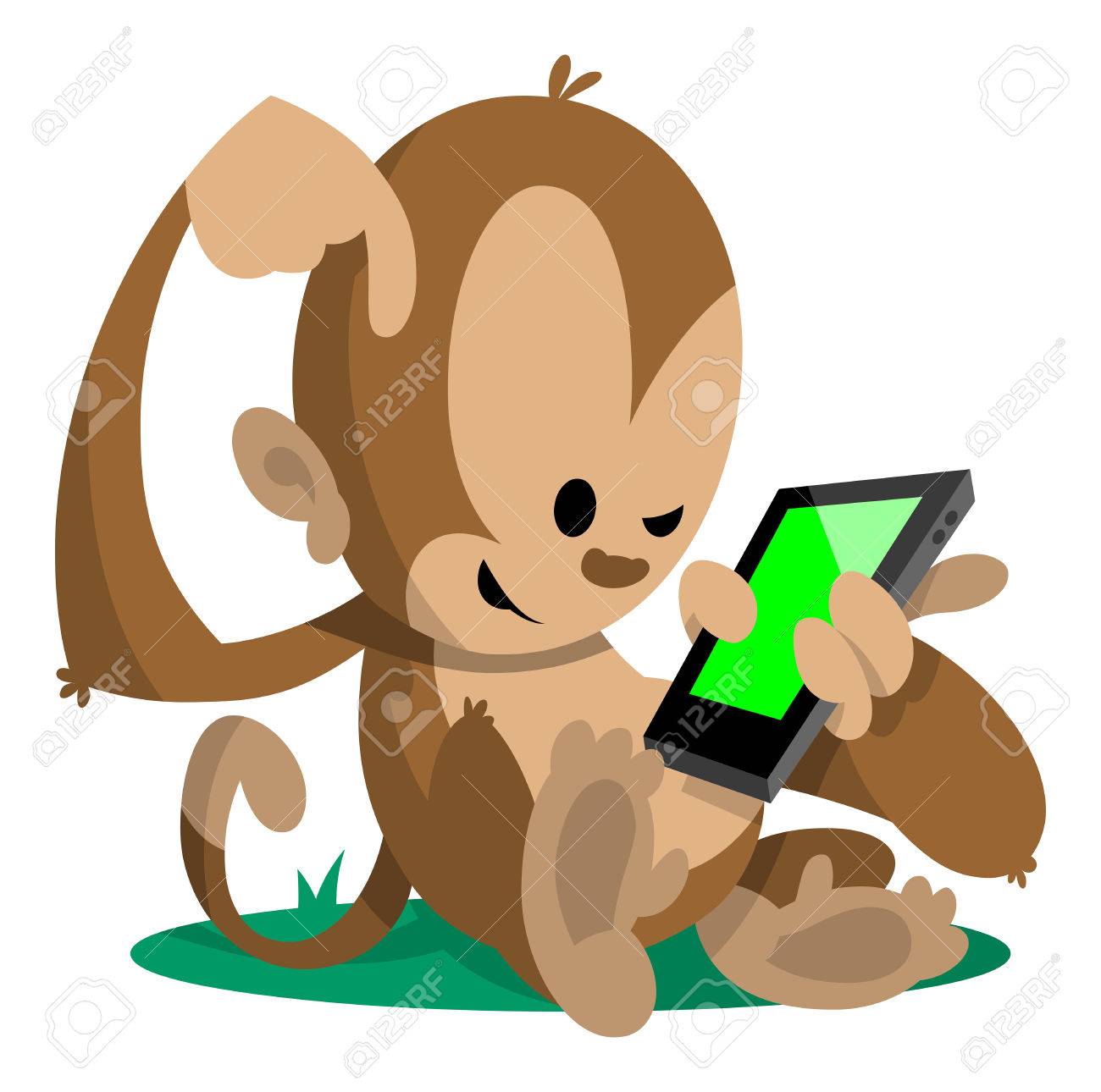 http://previews.123rf.com/images/atomicbhb/atomicbhb1404/atomicbhb140400007/27739211-Monkey-on-phone-Stock-Vector-cartoon-scratching.jpg
