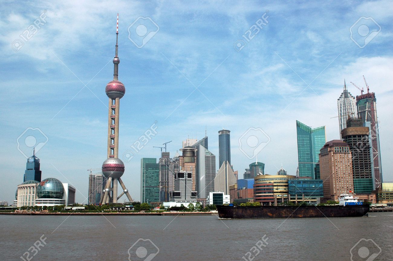 Le plus célèbre ville chinoise shanghai. vue générale de waitang ... Le ville plus