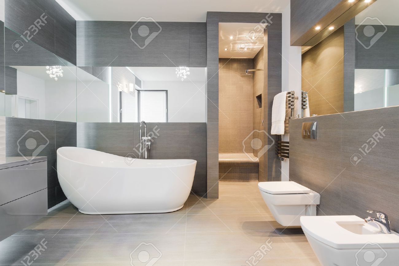 Badkamer modern royalty vrije foto's, plaatjes, beelden en stock ...