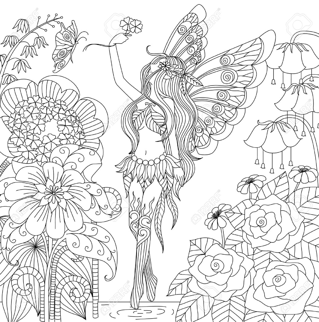 Fairy Coloring Pages Fairy Coloring Book Coloring Books Fairy Coloring Pages Fairy Coloring Book Coloring Books