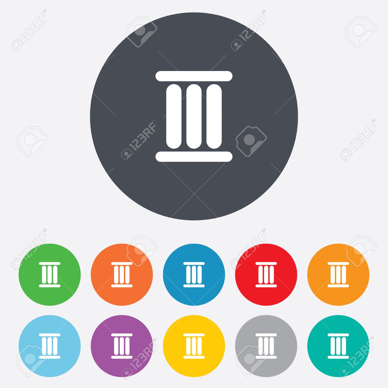 Worksheet Three In Roman Numeral roman numeral three sign icon number symbol round colourful 11 buttons