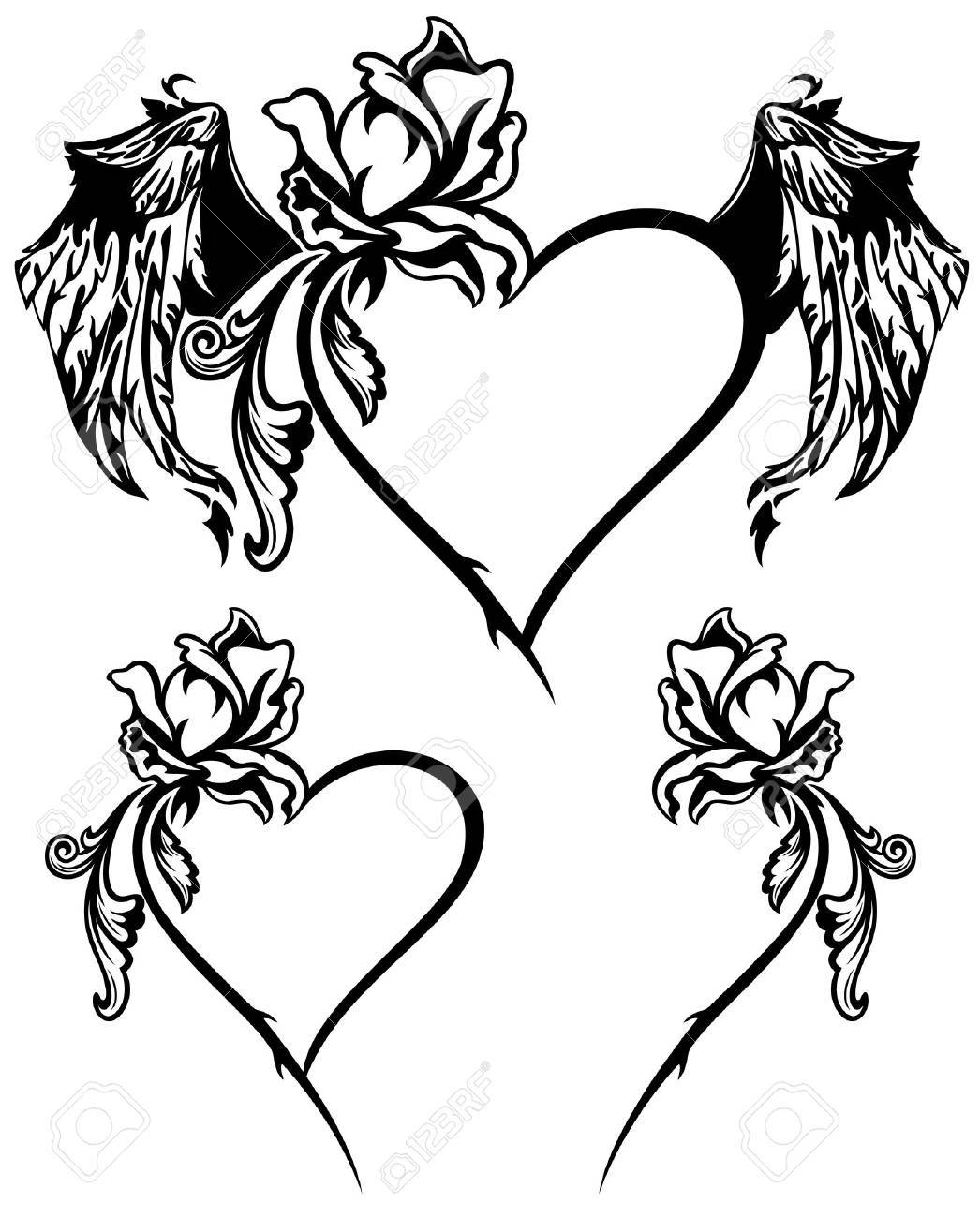Black Roses And Hearts Black Roses And Hearts