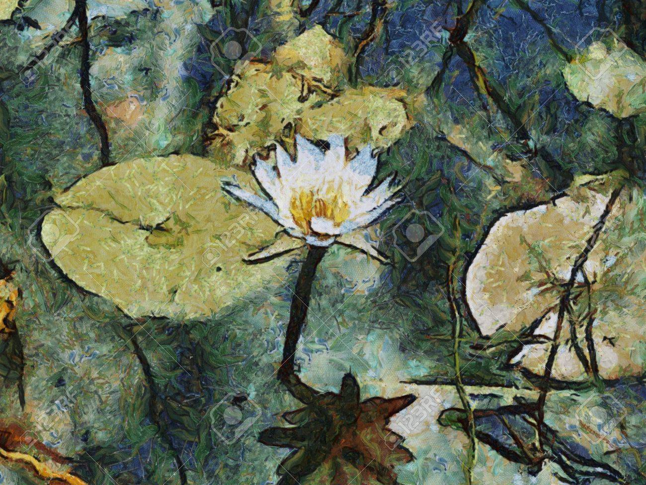 Αποτέλεσμα εικόνας για pond painting