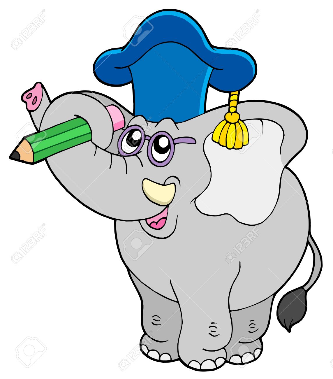4141963-Writing-elephant-teacher-vector-