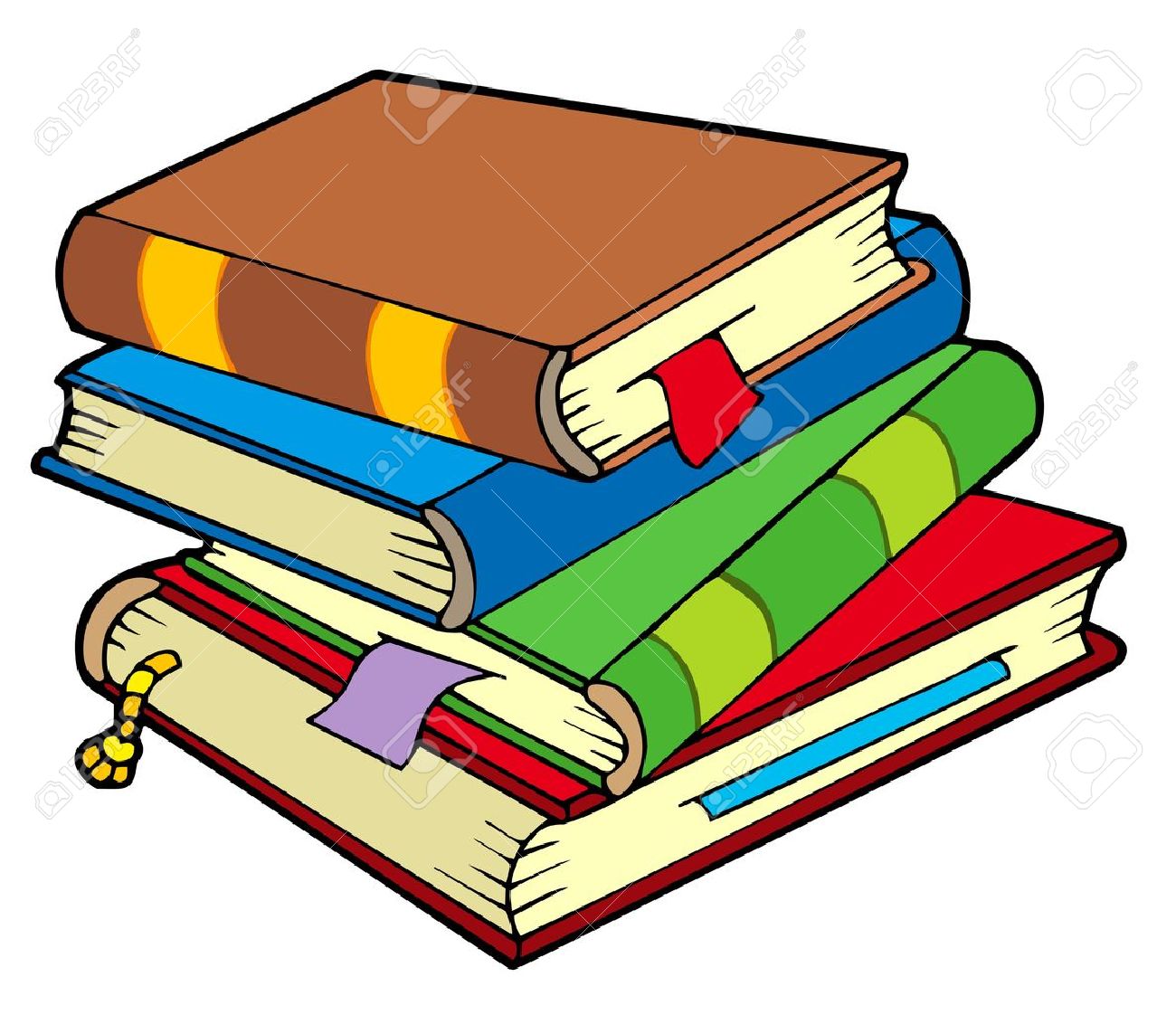 Рисуем стопку книг Рисуем стопку книг