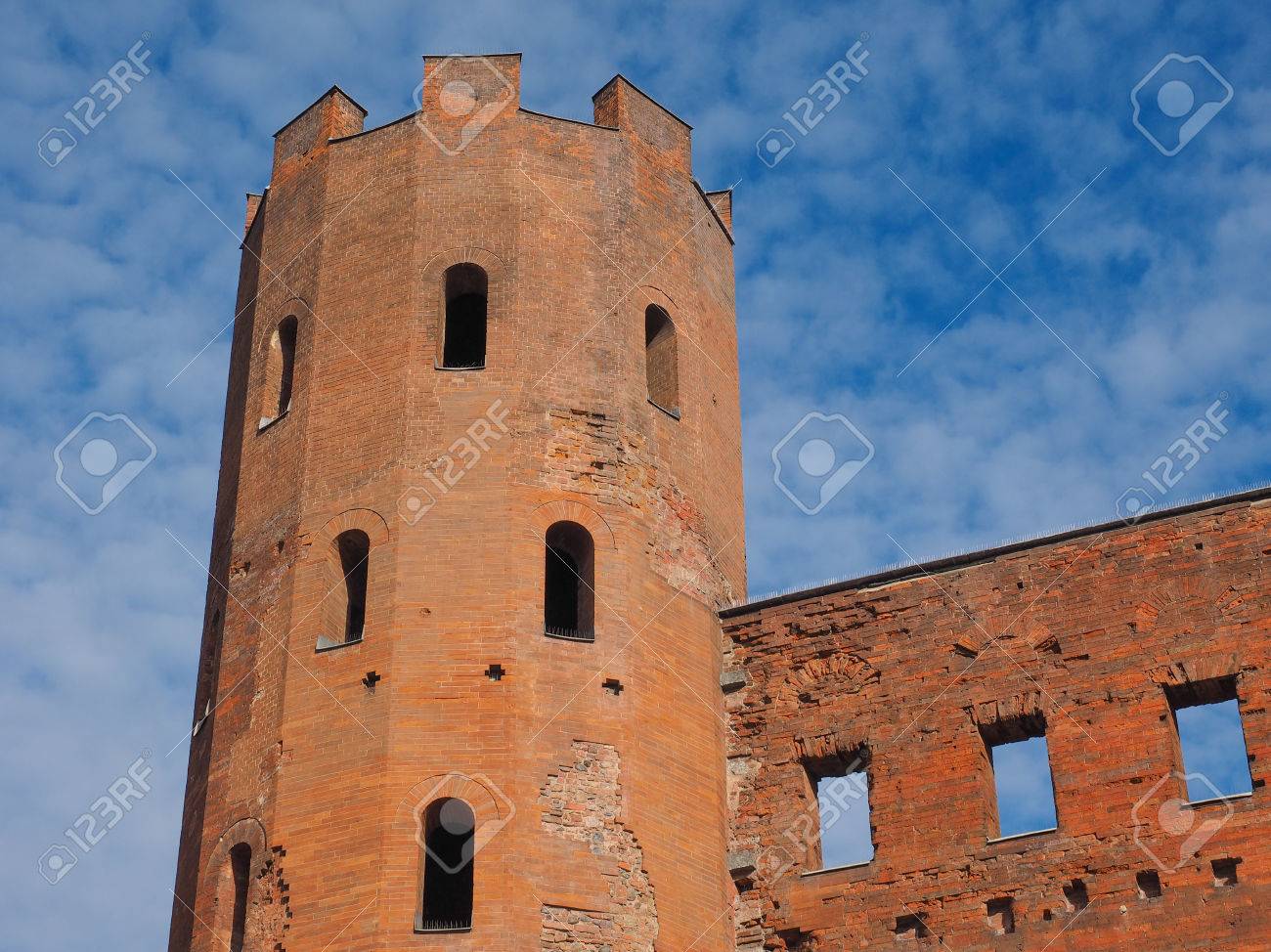 Palatin turin antik roma kenti kapılarının porte palatine ... Porte anticate roma