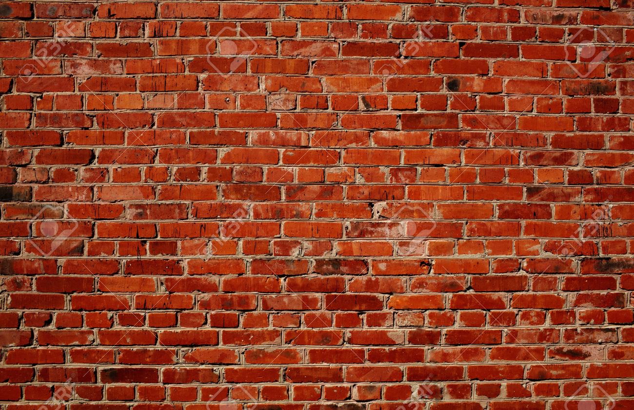 Achtergrond van rode bakstenen muur patroon textuur. ideaal voor ...