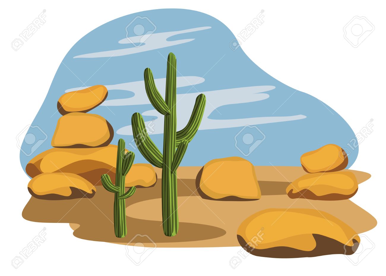 Arizona Desert Clip Art