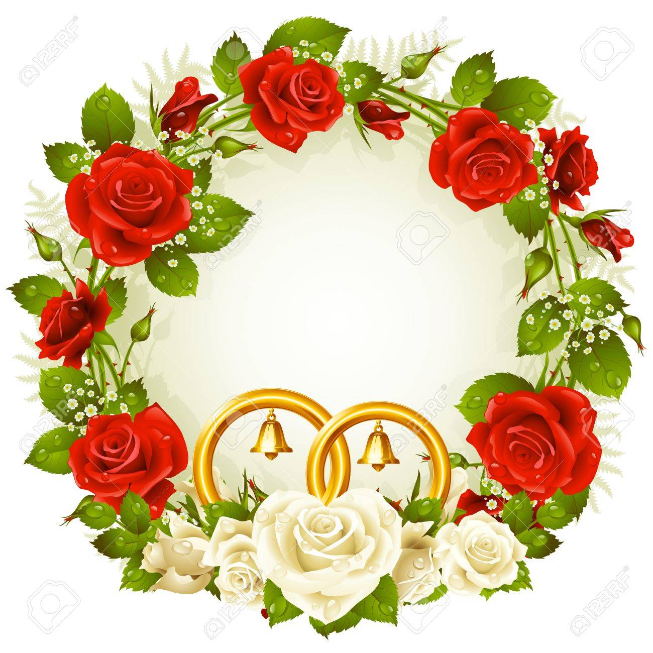 Wedding Bells Background Red Wedding Bells Background Red