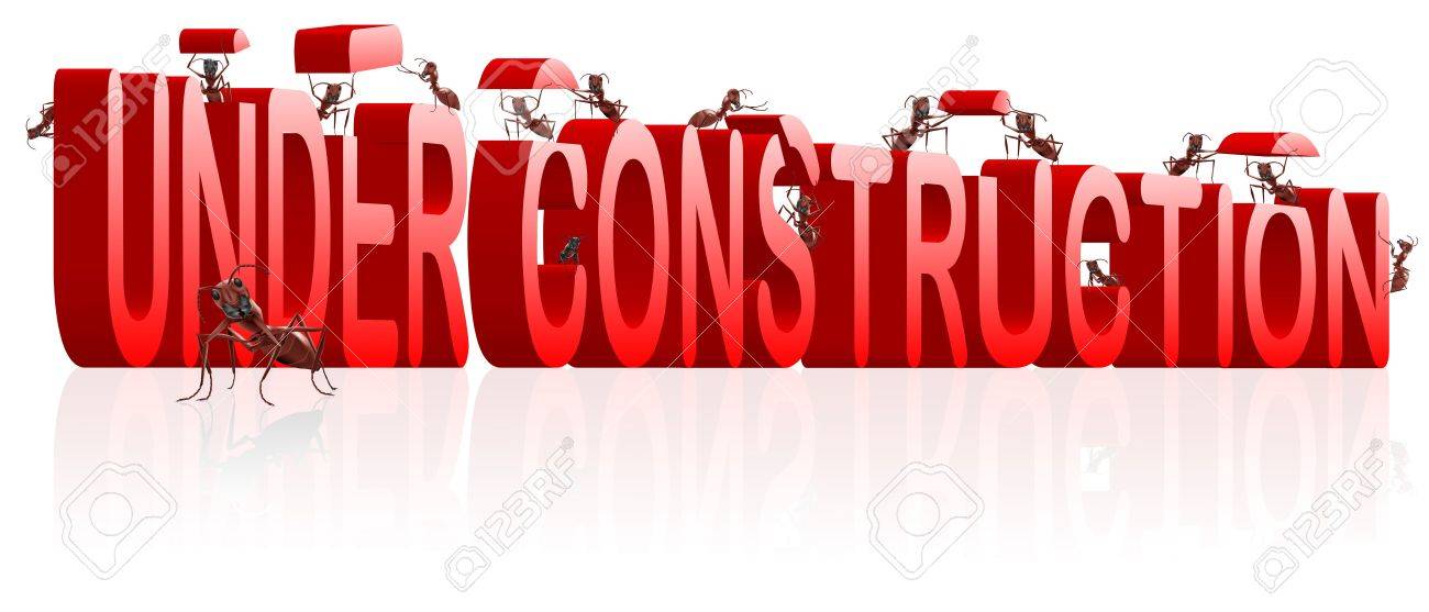 Under Construction Website Or Webpage Building Ants Constructing ...