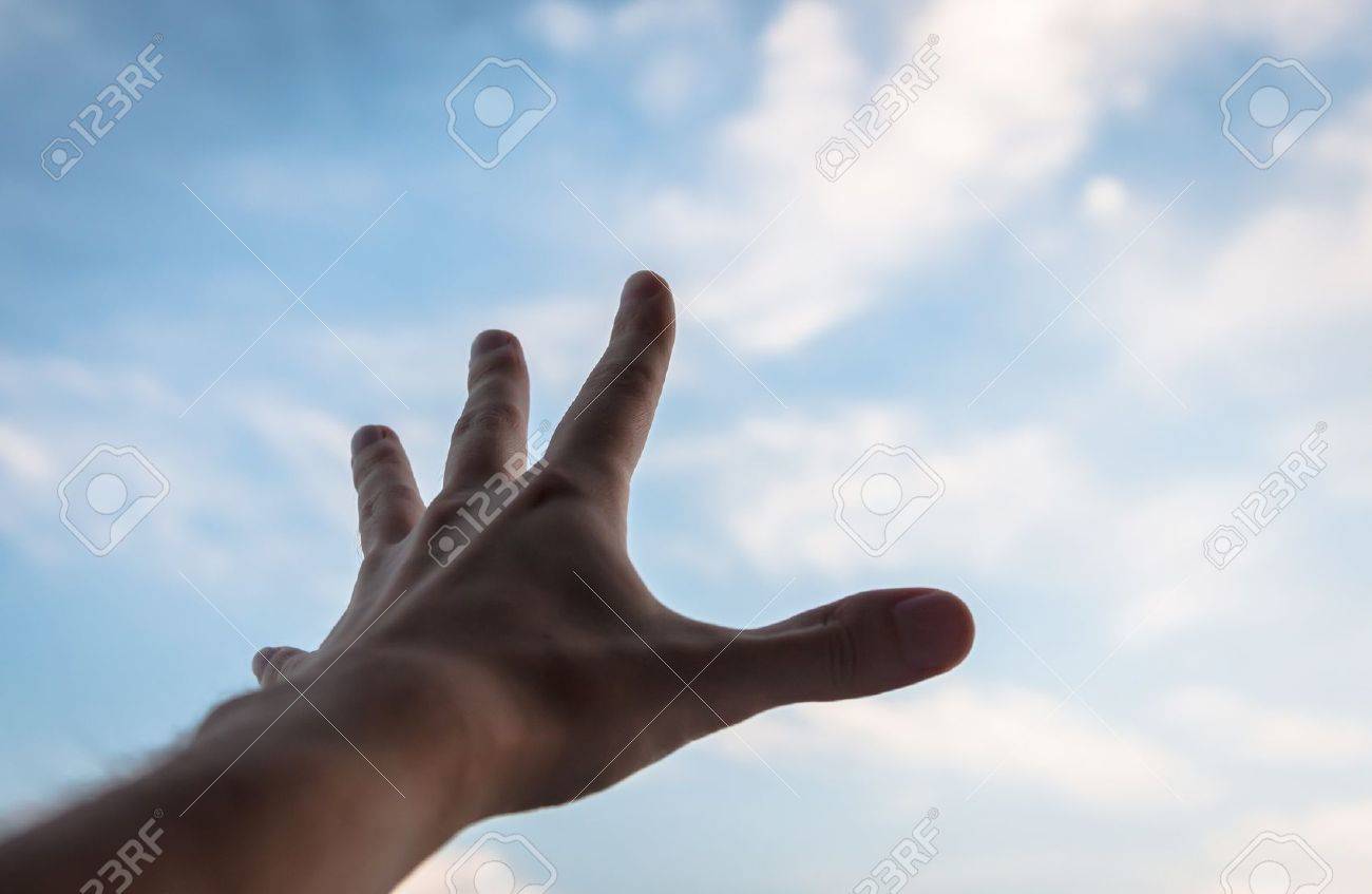 21384098-Hand-of-a-man-reaching-to-towar