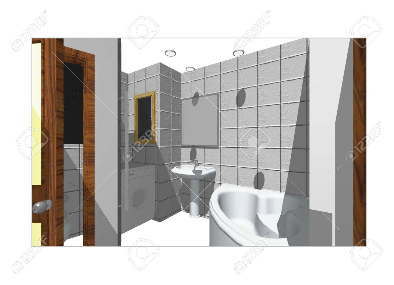 Bagni moderni bianchi e grigi : bagni moderni bianchi e grigi ...