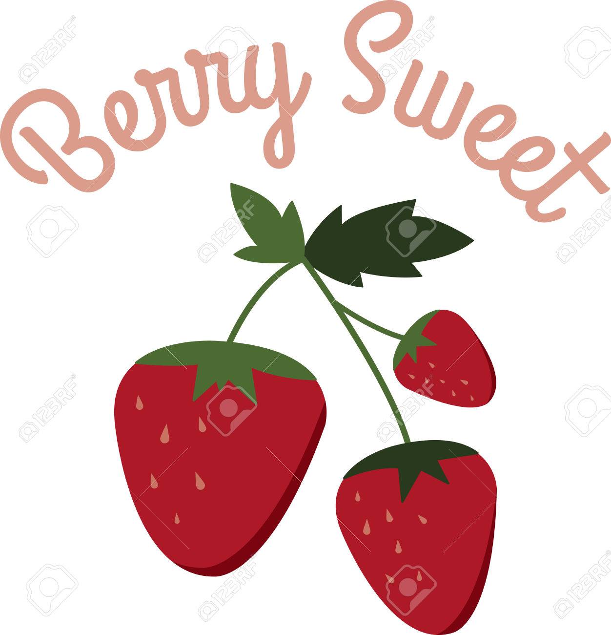 Enjoy Ripe Strawberries Vector - Little screams summer quite like the sweet scent and ripe taste of fresh, plump strawberries. Enjoy the harvest with this design on kitchen linen, ...