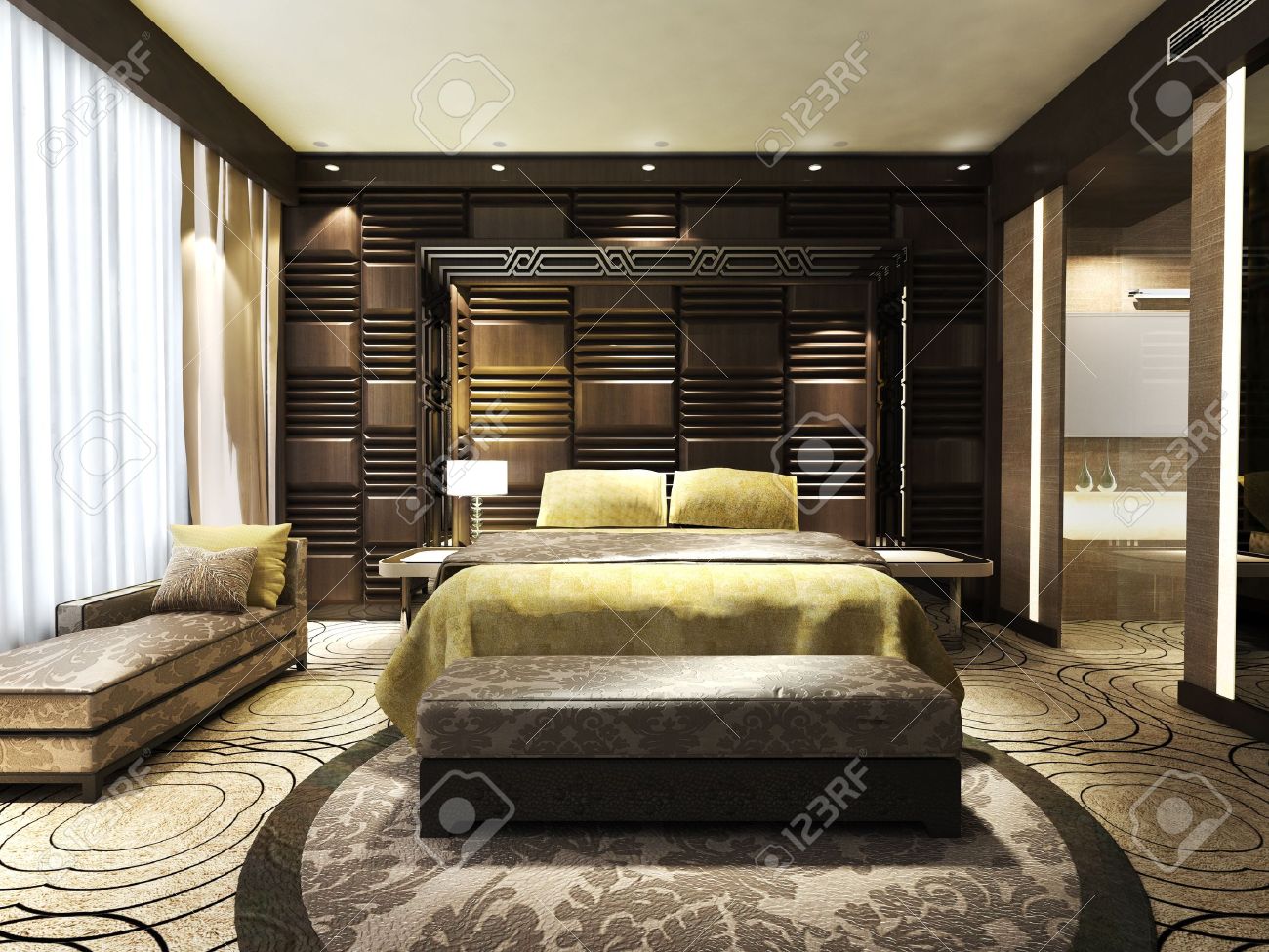 Chambre a coucher luxe banque d'images, vecteurs et illustrations ...