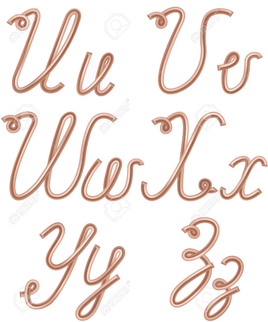 A B C D Vector Letters Made Of Metal Copper Wire Download From Over 51 Million High Quality Stock Pho Koperdraad Kunst Koperdraad Zelfgemaakte Geschenken