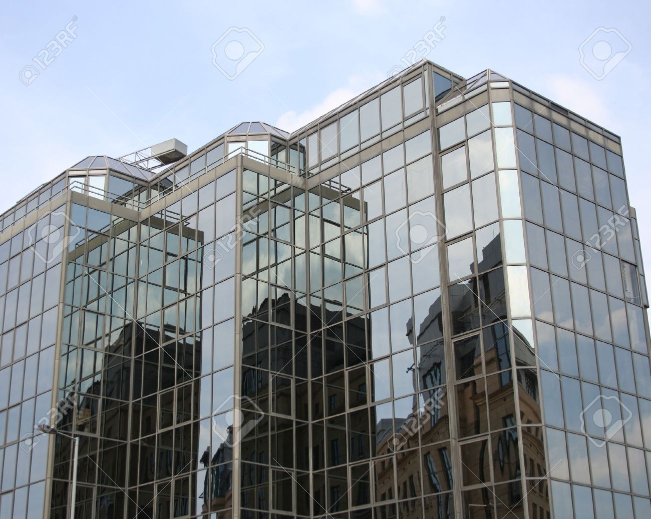 Modern Office Building With Tinted Windows Stock Photo, Picture Modern Office Building With Tinted Windows Stock Photo, Picture