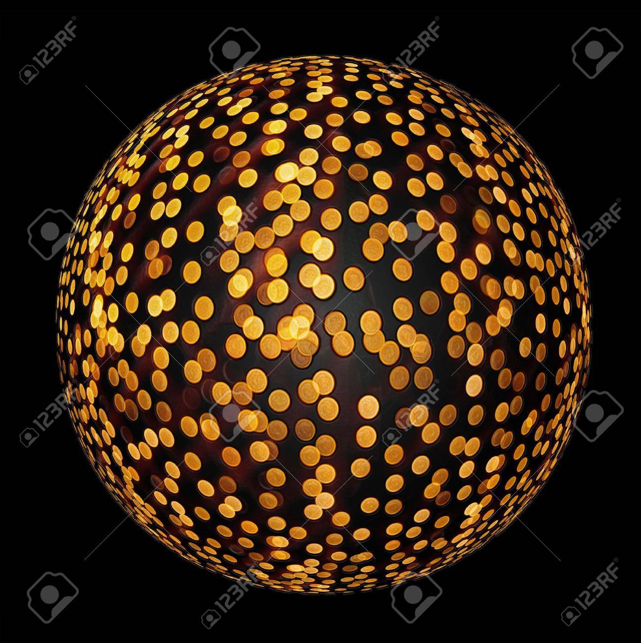 Gold disco balls Gold disco balls