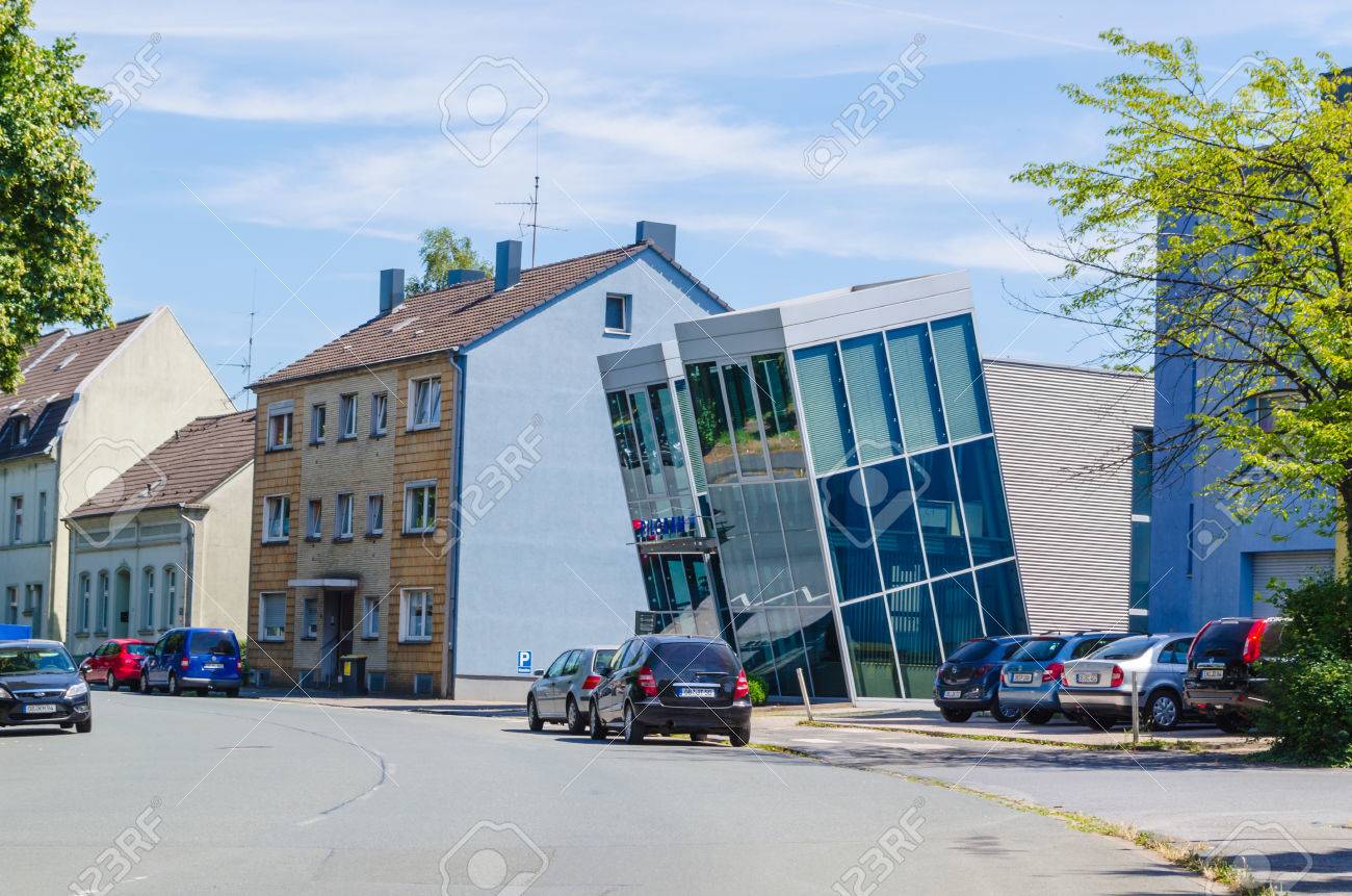 Juli 2014 markante moderne architektur fassade eines