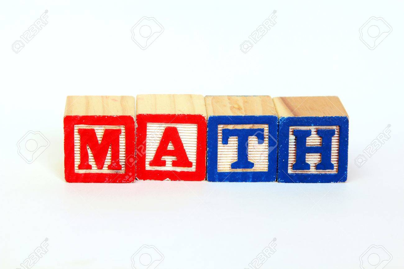 Worksheet Word Math word math scalien the in alphabet blocks stock photo picture and royalty