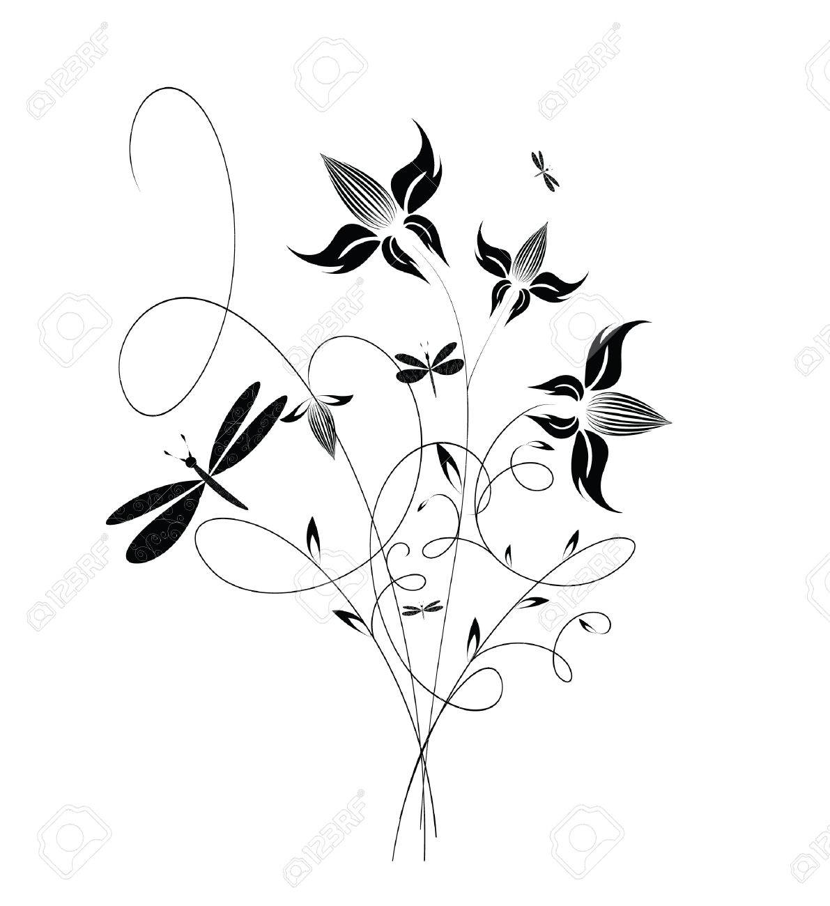 decorative flowers isolated on white background vector illustration please see some similar pictures - Decorative Flowers decorative flowers isolated on white background vector illustration please see some similar pictures - Decorative Flowers
