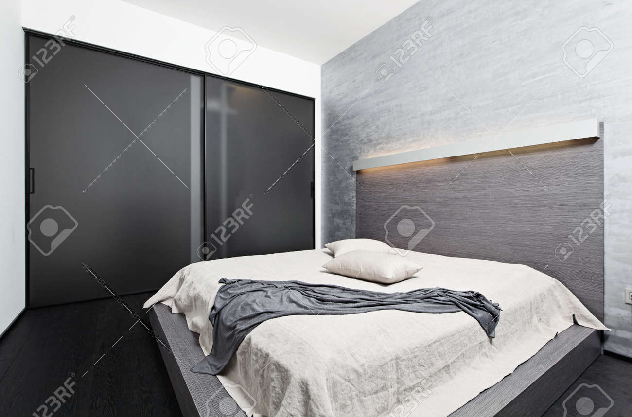 Camera da letto beige moderna : camera da letto moderna bianca e ...