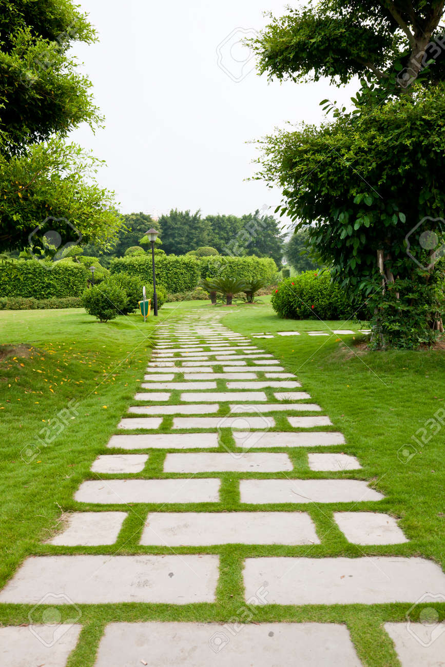 Walkway Landscaping Garden Pavers Backyard Landscaping