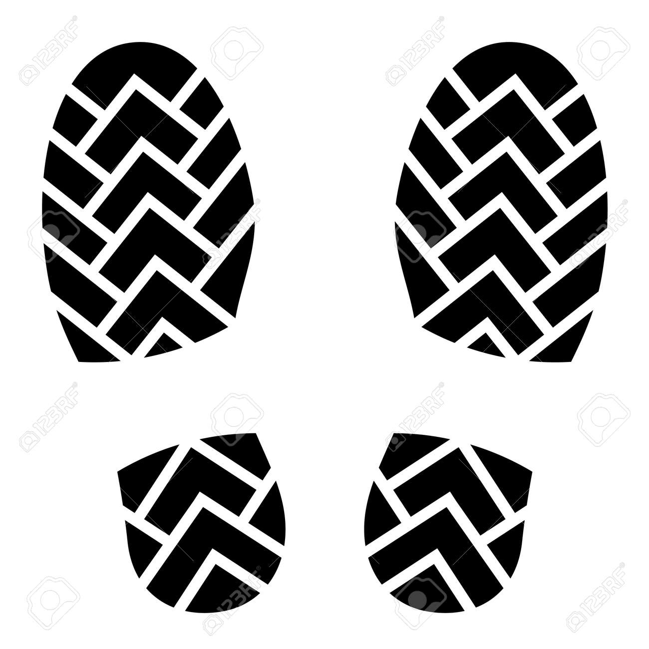 Female shoeprint