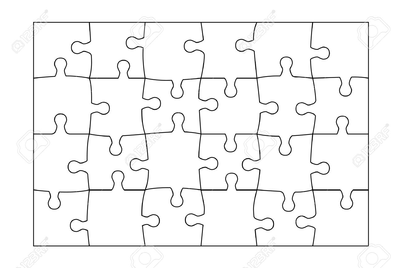 Jigsaw Pattern Vector Free