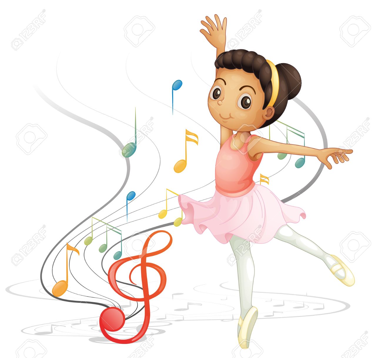 Dancing Girl Clip Art