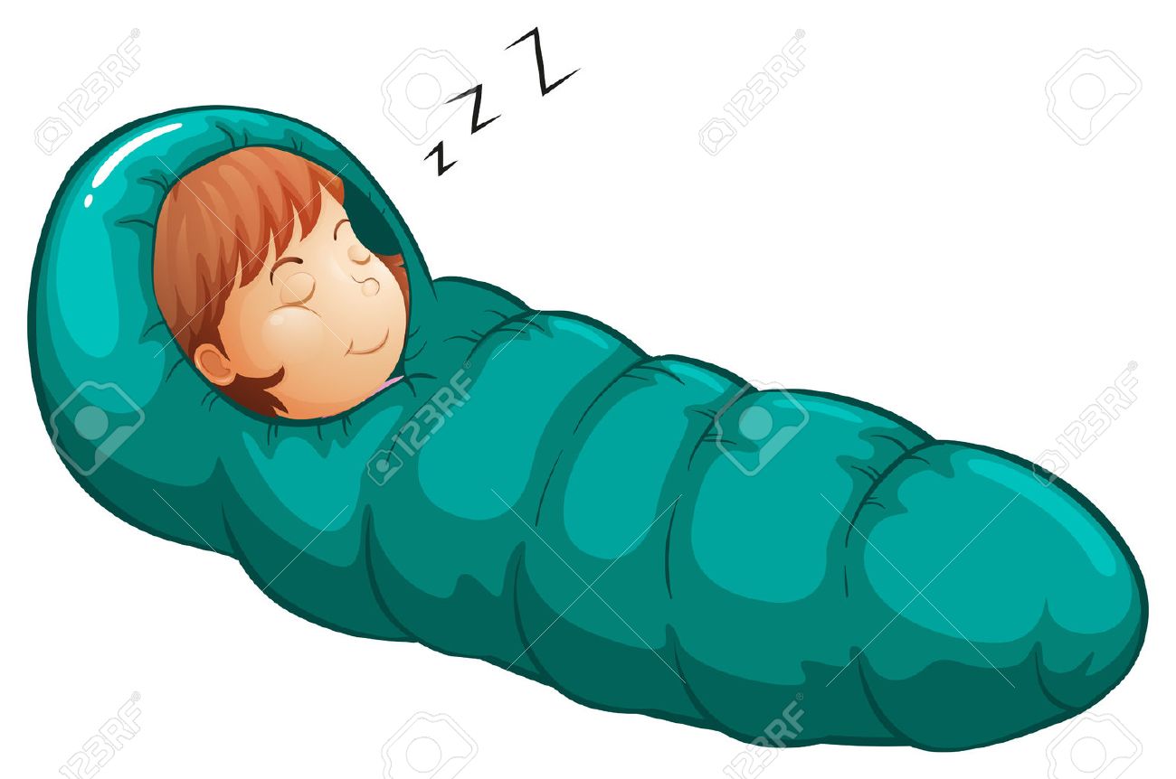 Clip Art Sleeping Bag Clipart illustration of a girl in sleeping bag royalty free cliparts stock vector 36770123