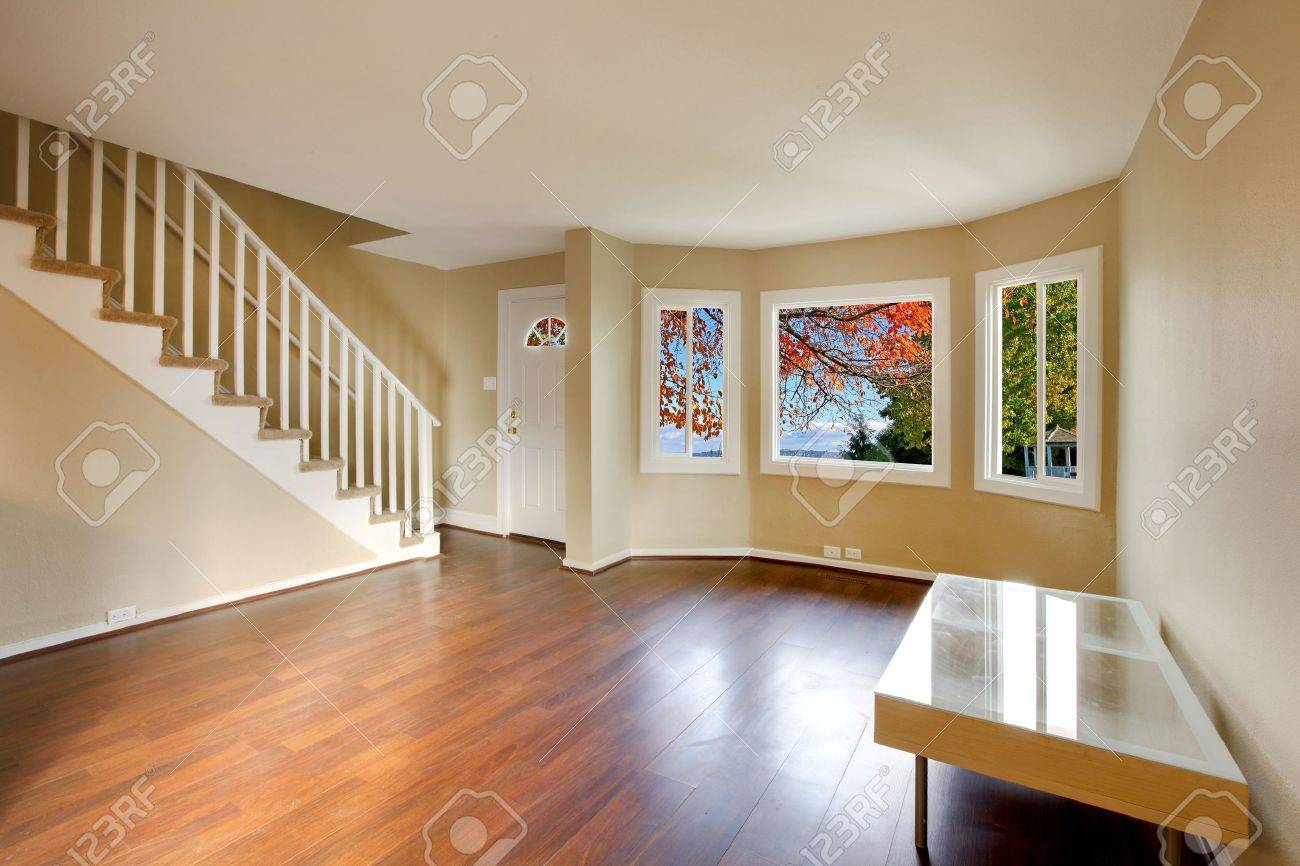 Living Room With Staircase And Nice Cherry Floor Stock Photo Living Room With Staircase And Nice Cherry Floor Stock Photo