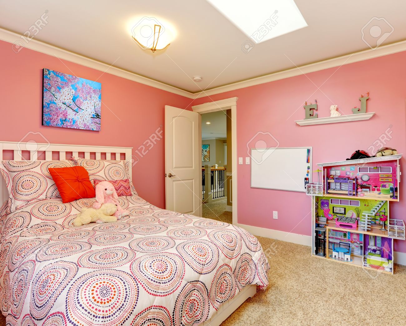 Camere da letto moderne rosa: pareti grigio rosa triseb. idee per ...
