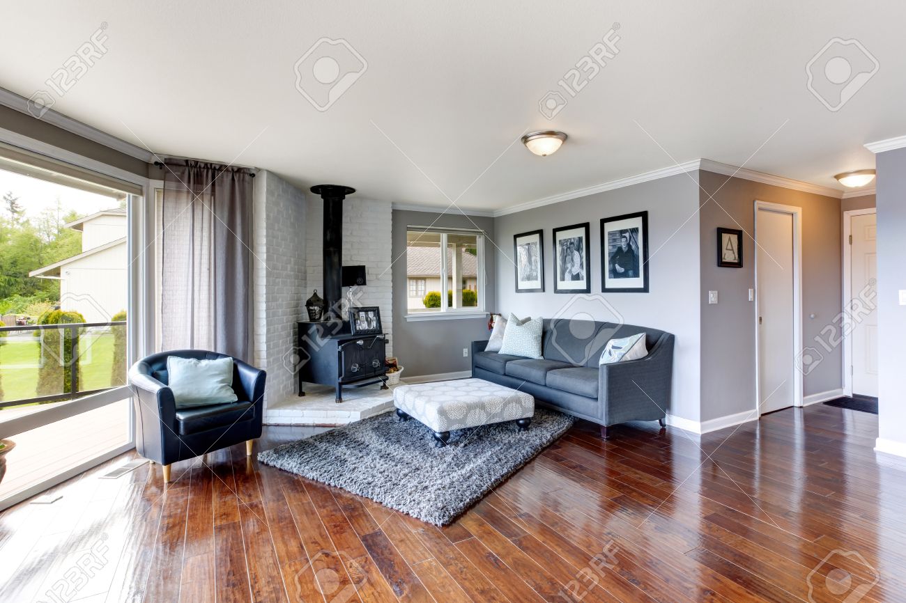 Elegant ingerichte hoek in een luxe huis woonkamer weergave van ...