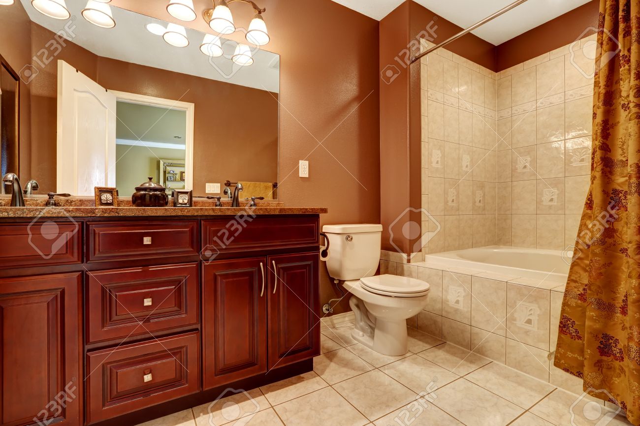 Bagno marrone beige: progettare bagni in stile contemporaneo ...