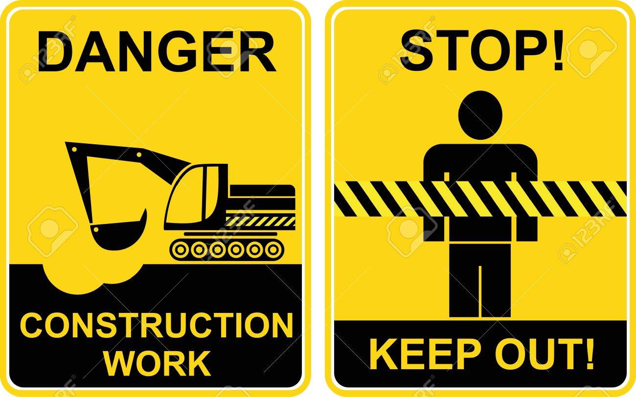 9227731-Construction-work-Keep-out-signs