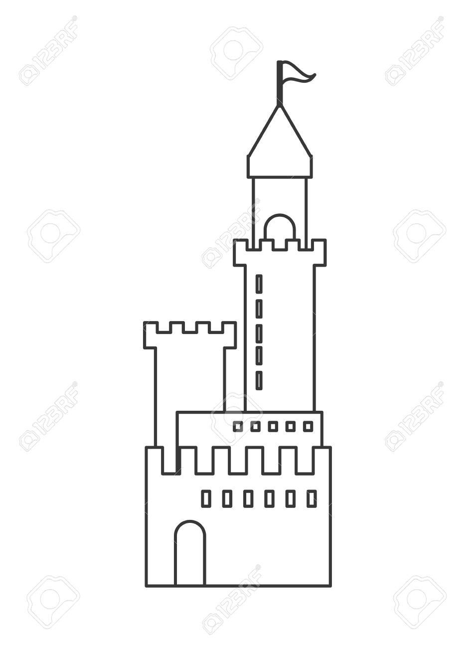 flat design large castle icon vector illustration royalty free flat design large castle icon vector illustration royalty free