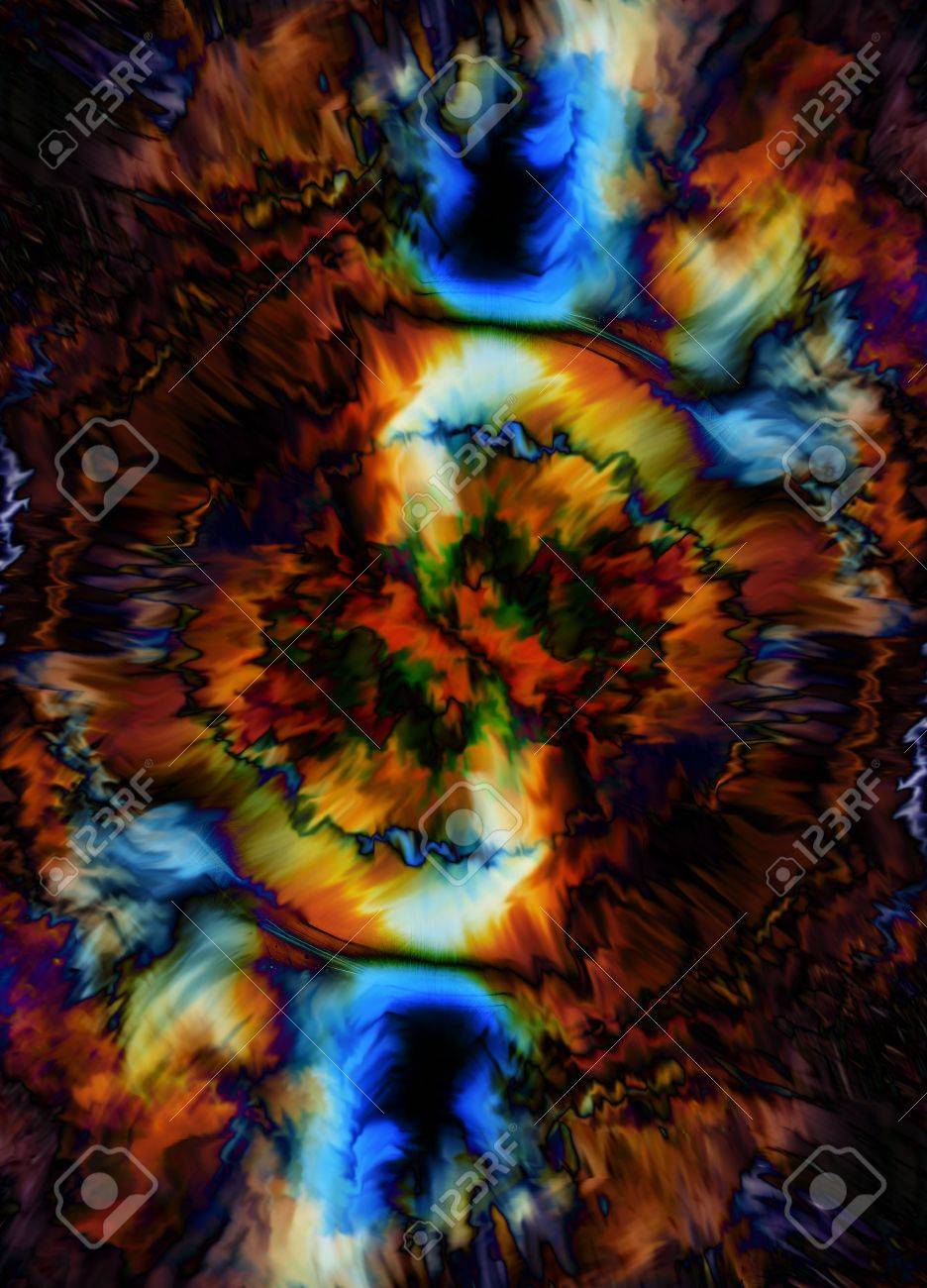 Farbe kosmischen raum, mehrfarbigen hintergrund. malerei wirkung ... Wirkung der farben