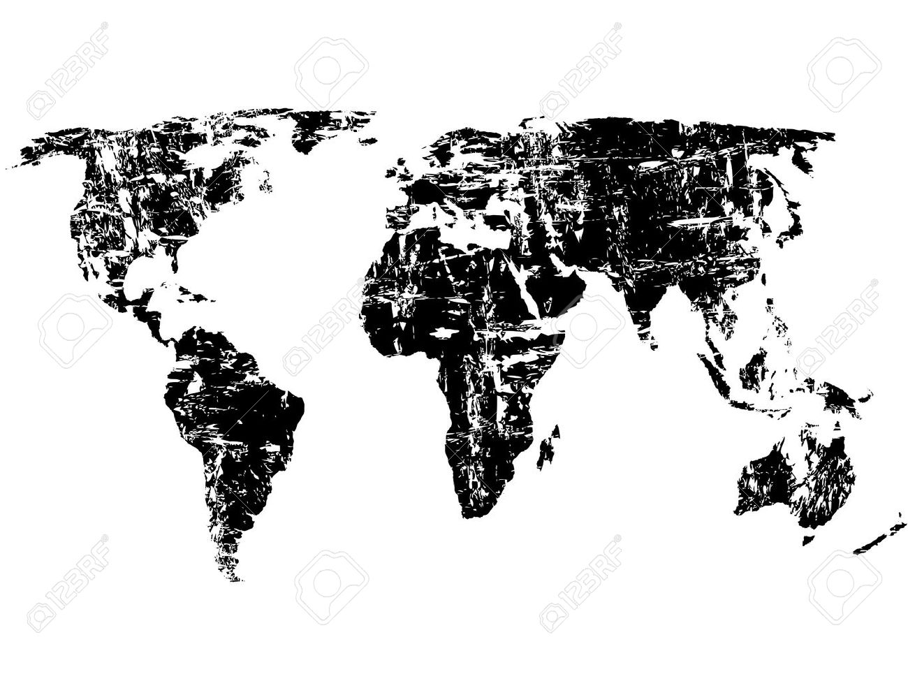 World Map Vector Black And White World Map Vector Black And White