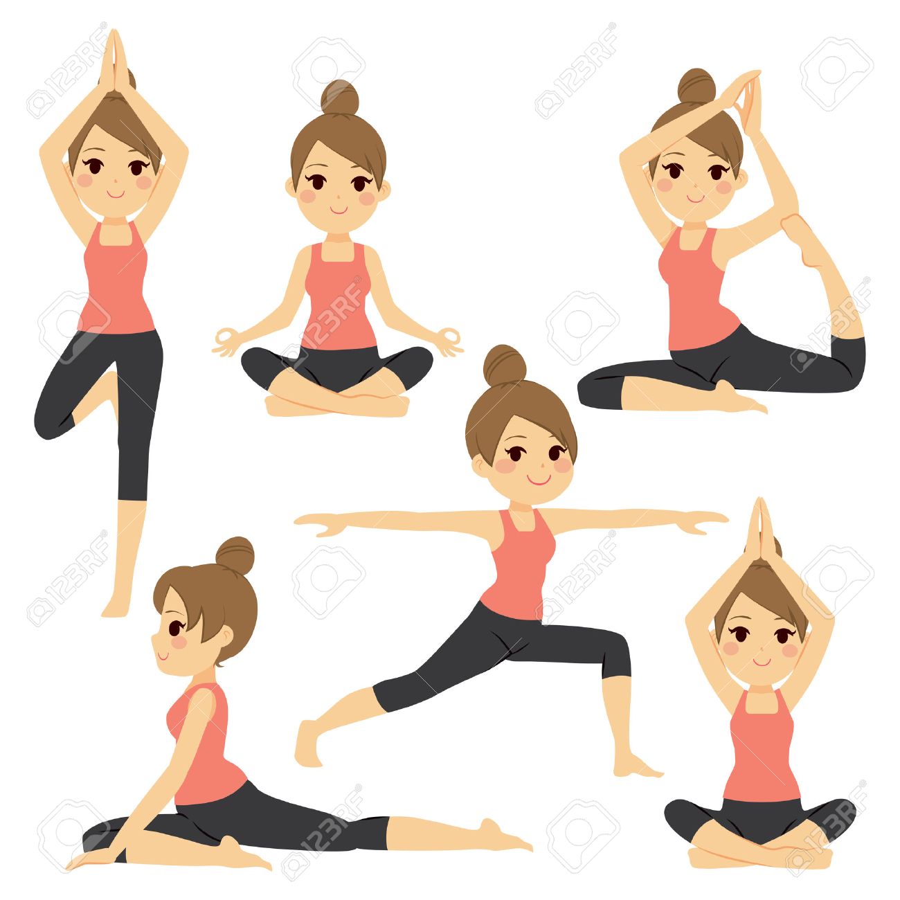 Image result for cartoon images of various exercise