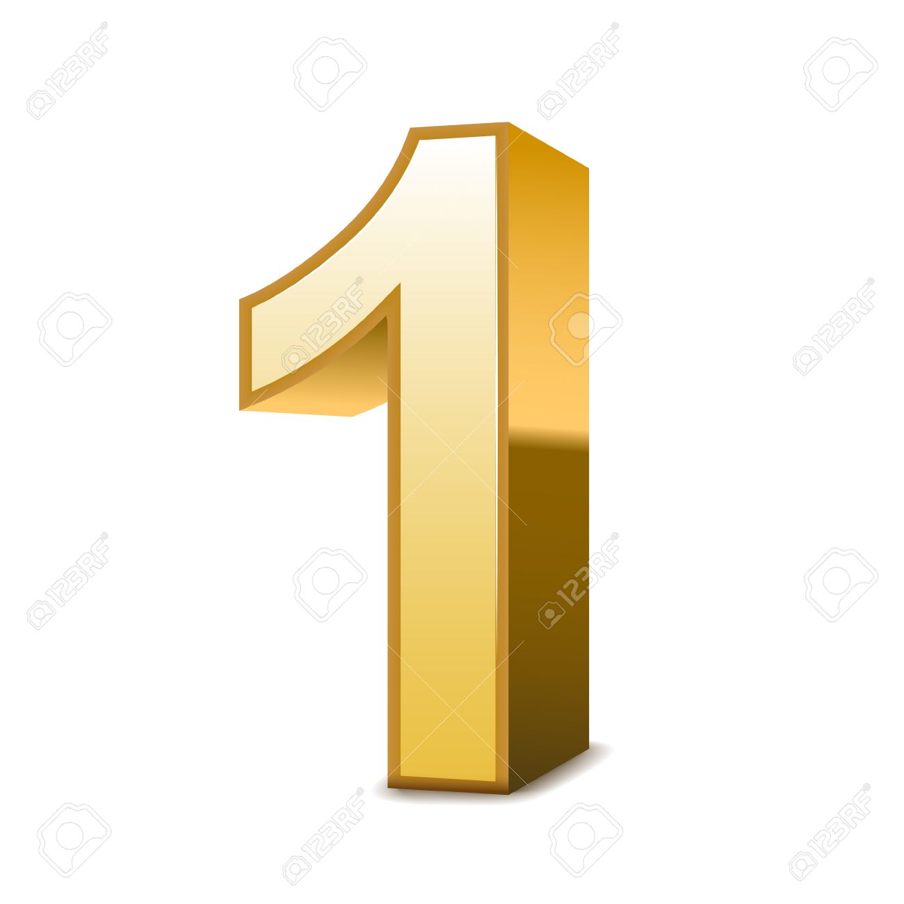 Image: http://previews.123rf.com/images/kchung/kchung1312/kchung131200278/24625070-3d-shiny-golden-number-1-on-white-background-Stock-Vector.jpg