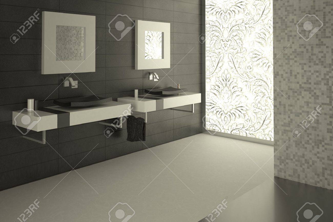 Salle de bain moderne banque d'images, vecteurs et illustrations ...