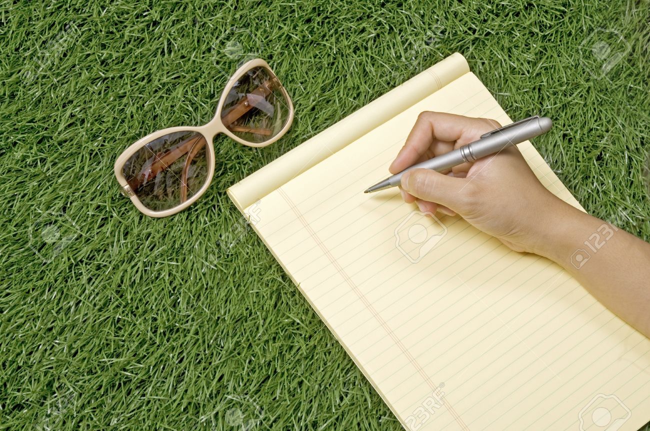 write on paper